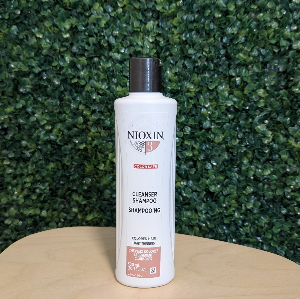 Nioxin System 3 Cleanser Shampoo for Color Treated Hair Light Thinning, 10.1 oz